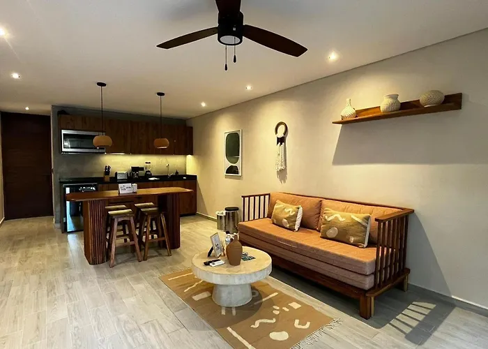 Cozy With A King Size Bed Apartment Tulum